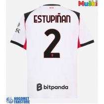 AC Milan Pervis Estupinan #2 Gostujuci Dres 2025-26 Kratak Rukav